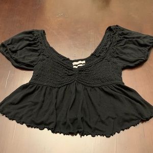 Urban Outfitters, black crop top, size M